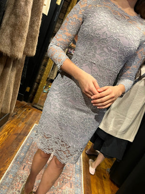 Mauve laced dress
