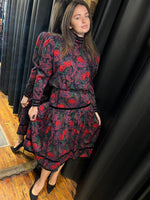 Drop waist moody dress