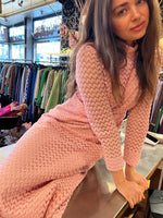 Light Pink crochet dress