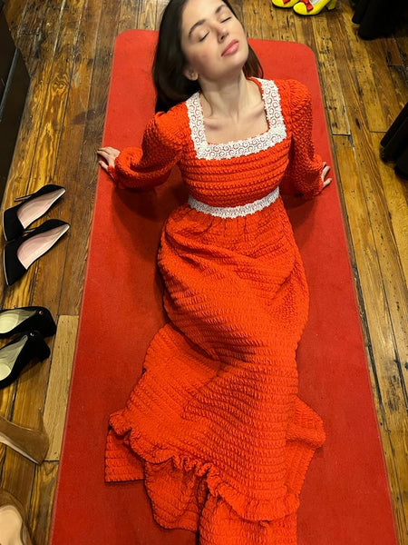 burnt red maxi dress Burn red maxi dress – MyMothersArmoire