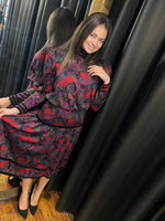 Drop waist moody dress