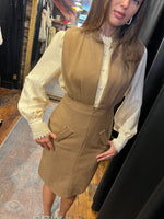 ruffle acru blouse