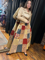 Leather beige moto jacket