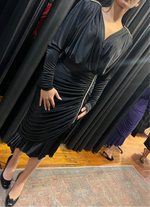 Black rouge disco dress