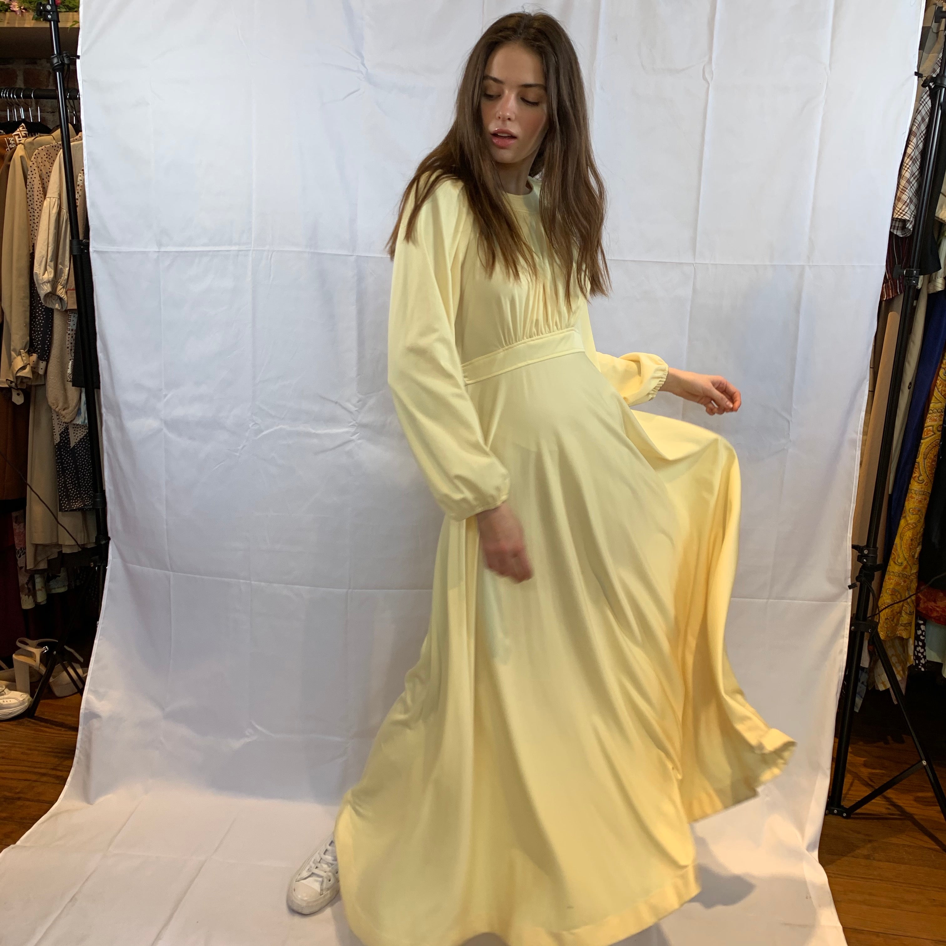 banana yellow maxi
