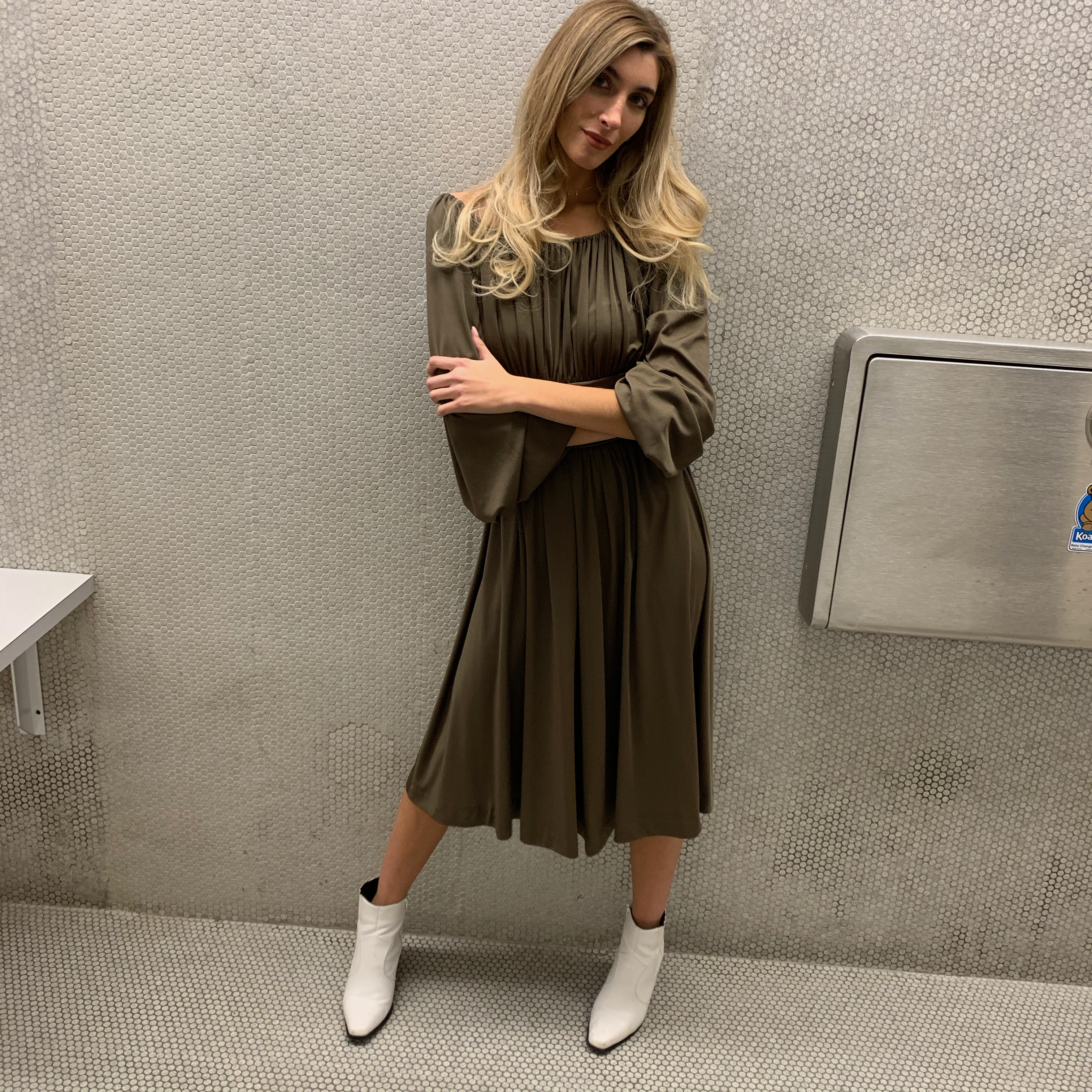 Taupe dress