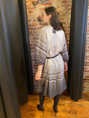 Black and white polka dots