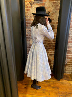 Baby blue paisley dress