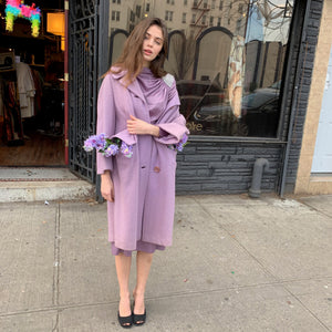 Lilac overcoat