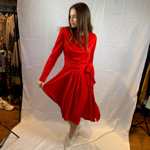 Ruffle red xo dress