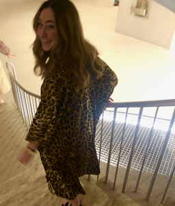 Leopard caftan